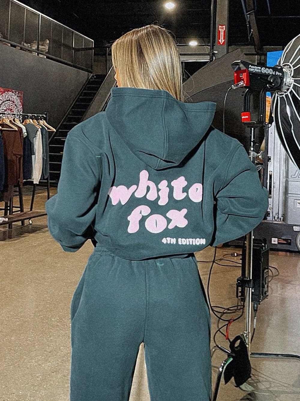 White Fox Boutique 4th Edition Set Green and Pink Bubble Lettering Size S/M EUC - Picture 10 of 10